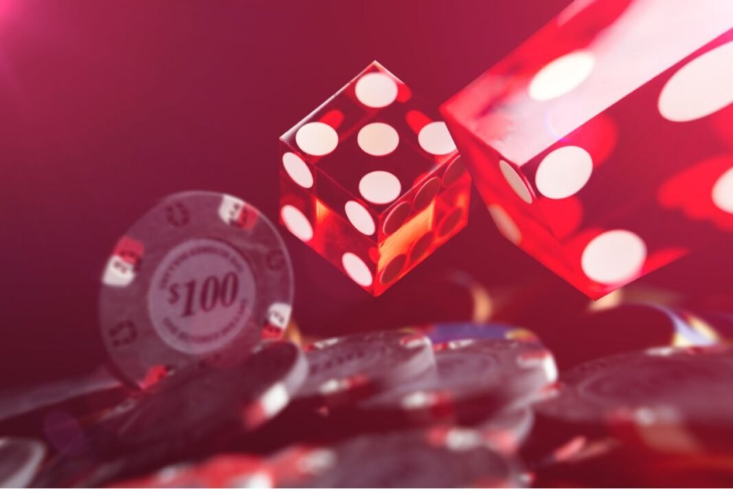 카지노 롤링팁과 주사위 이미지